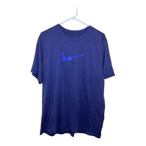 Men’s Nike Dri-Fit Athletic Cut T-shirt Tee XL Blue (Purple) Running